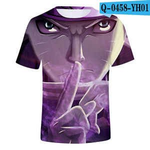New 2018 Aikooki 3D Naruto t shirt Men/women Fashion Streetwear Hip Hop Harajuku 3D Print Naruto Men's t shirt Clothes Top