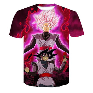 New Arrival Dragon Ball DBZ Burma Super Saiyan 3D T-shirt Summer Fashion Short-sleeved T-shirt Jacket Men and women Anime Dragon