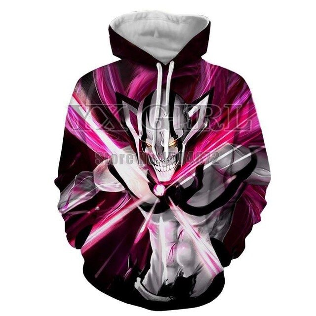 2018 New Clothes Women/Men Japan Anime Bleach 3d Printed Hoodies Unisex Spring Autumn Hooded Sweatshirt Funny Hip Hop Pullover