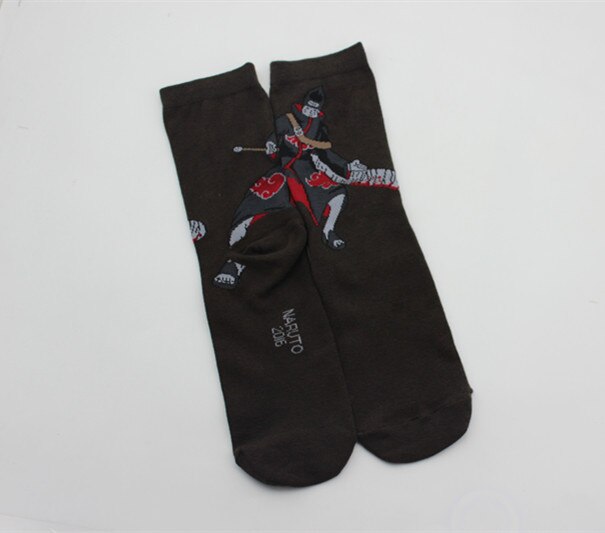Japon Anime Naruto Chaussettes Uzumaki Naruto Impression Coton cosplay Chaussettes Accessoires Mignon crew cotton casual