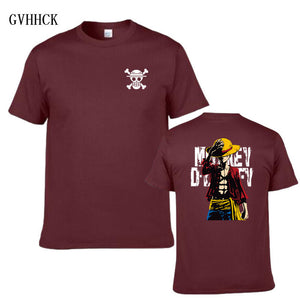 One Piece Luffy T shirt casual tshirt homme O neck streetwear man t-shirt boys clothes anime summer top tees 2019