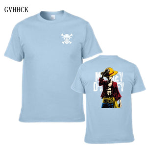 One Piece Luffy T shirt casual tshirt homme O neck streetwear man t-shirt boys clothes anime summer top tees 2019
