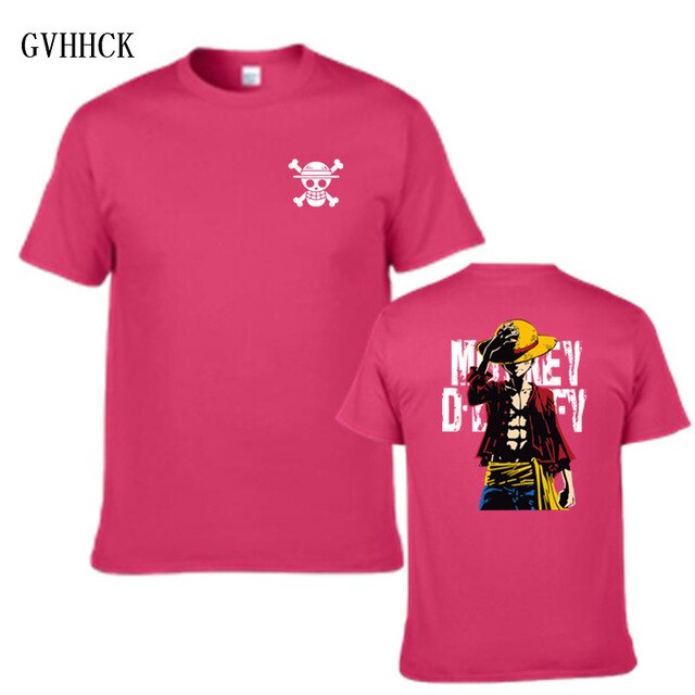 One Piece Luffy T shirt casual tshirt homme O neck streetwear man t-shirt boys clothes anime summer top tees 2019