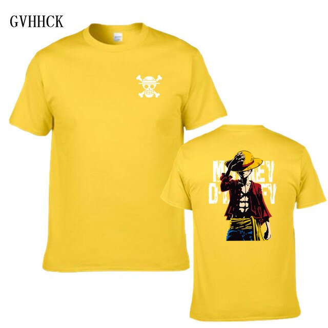 One Piece Luffy T shirt casual tshirt homme O neck streetwear man t-shirt boys clothes anime summer top tees 2019