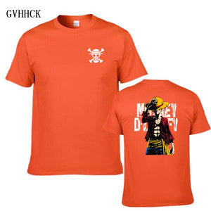One Piece Luffy T shirt casual tshirt homme O neck streetwear man t-shirt boys clothes anime summer top tees 2019