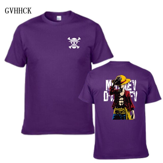 One Piece Luffy T shirt casual tshirt homme O neck streetwear man t-shirt boys clothes anime summer top tees 2019