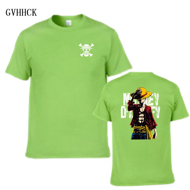 One Piece Luffy T shirt casual tshirt homme O neck streetwear man t-shirt boys clothes anime summer top tees 2019