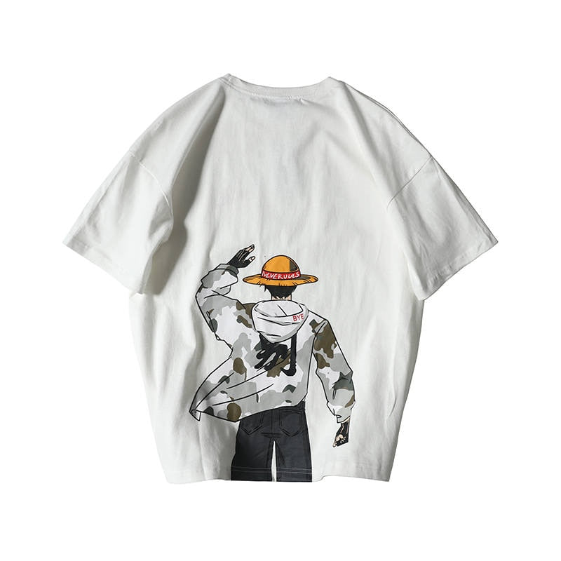 One Piece T shirt casual tshirt homme O neck man t-shirt boys clothes anime summer top tees Luffy T Shirt Funny Male Casual Tees