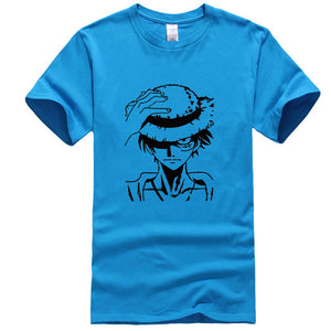 Men clothes 2019 One Piece funny t shirts 100% cotton high quality short sleeve shirts hip hop style streetwear