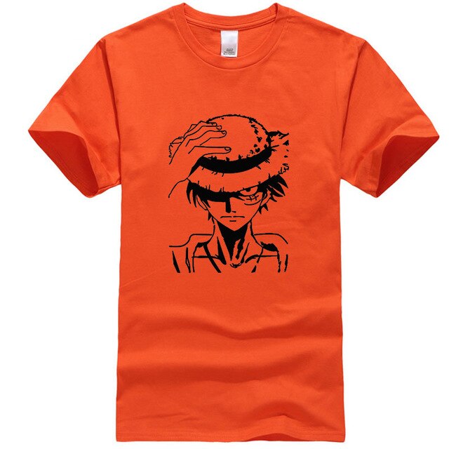 Men clothes 2019 One Piece funny t shirts 100% cotton high quality short sleeve shirts hip hop style streetwear