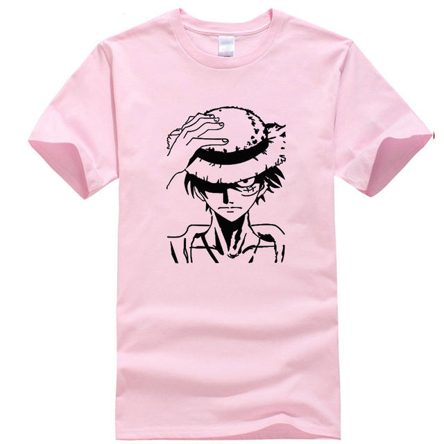 Men clothes 2019 One Piece funny t shirts 100% cotton high quality short sleeve shirts hip hop style streetwear