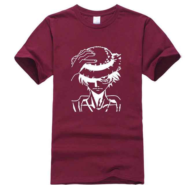 Men clothes 2019 One Piece funny t shirts 100% cotton high quality short sleeve shirts hip hop style streetwear
