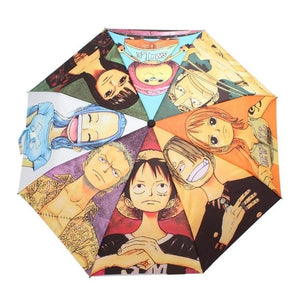 Anime Naruto Uzumaki Naruto Umbrella Printed With Uchiha Sasuke and Hatake Kakashi Cosplay Accessories for Gift