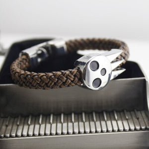 2018 new Japan Anime Naruto Zelda One PieceTricot   Bracelet Cosplay Costumes Accessoires Noir Punk De Mode Bracelets