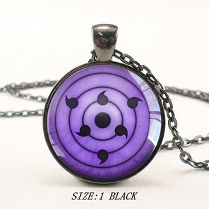 Classic NARUTO Uchiha Itachi Sharingan Obito Madara Rinnegan Cosplay Accessories Metal Necklace Pendant jewelry Keychain New