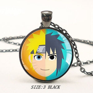 Classic NARUTO Uchiha Itachi Sharingan Obito Madara Rinnegan Cosplay Accessories Metal Necklace Pendant jewelry Keychain New