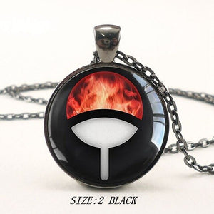 Classic NARUTO Uchiha Itachi Sharingan Obito Madara Rinnegan Cosplay Accessories Metal Necklace Pendant jewelry Keychain New
