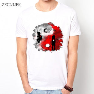 2019 Naruto Uchiha Sasuke Itachi T Shirt Japan Samurai Warrior Harajuku Streetwear Sunset Clothes T Shirt Men Boyfriend Gift