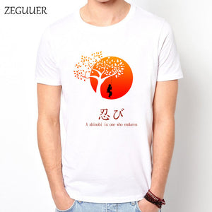 2019 Naruto Uchiha Sasuke Itachi T Shirt Japan Samurai Warrior Harajuku Streetwear Sunset Clothes T Shirt Men Boyfriend Gift